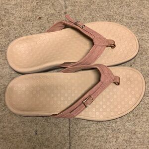 Vionic PATTY TOE POST SANDAL Pink Size 8 Vionic Flip Flops Orthopedic Arch